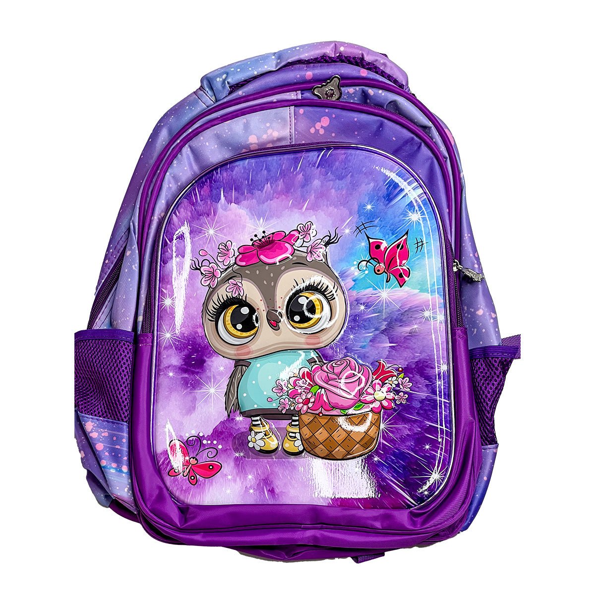 Prasdos 3D Children School Backpack - Owl Purple - Gear Up ZA