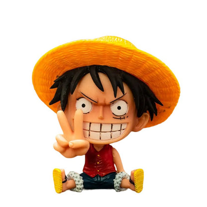 One Piece Anime Monkey D Luffy - Sitting Mini Figure - Gear Up ZA