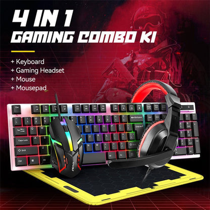 T-Wolf TF240 4-in-1 Gaming Combo - Gear Up ZA