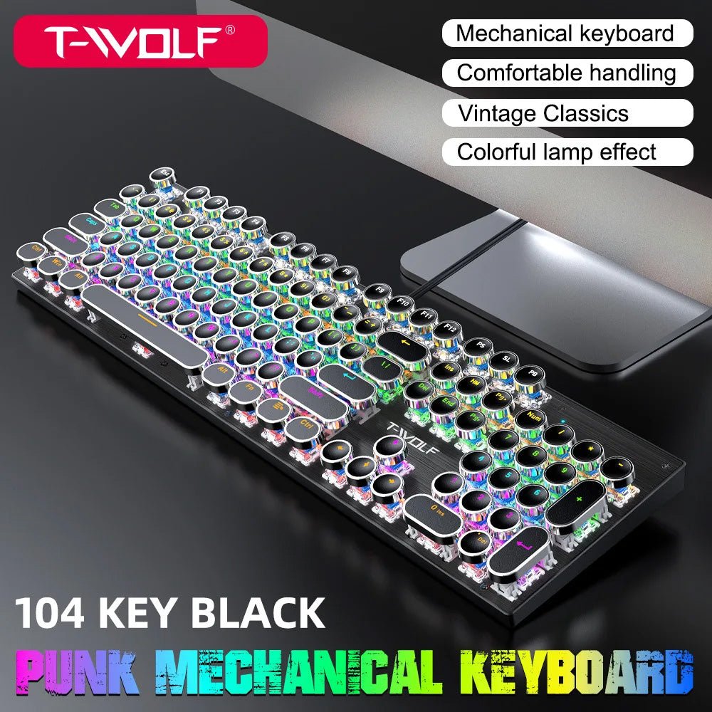 T-Wolf T75 Punk Mechanical Keyboard - Gear Up ZA